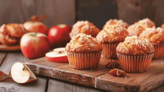 Toddler-Favorite Sweet Potato & Apple Muffins